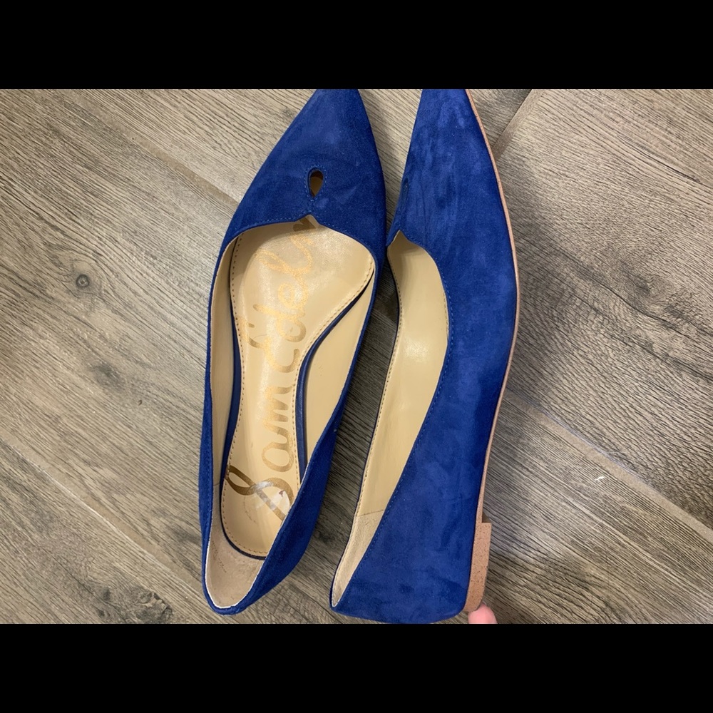 Blue Velvet Sam Edelman Flats